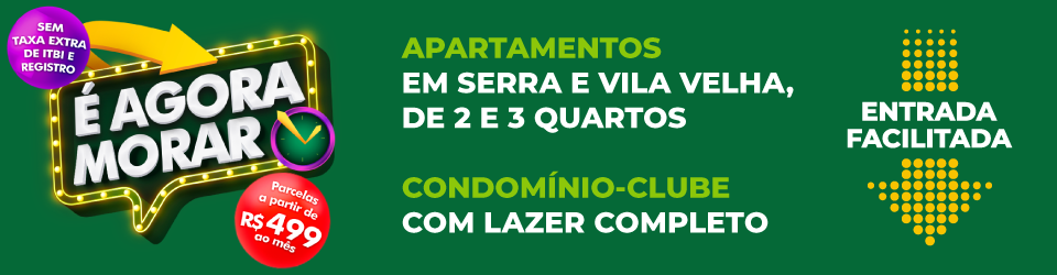 Se mude agora com parcelas a partir de R$ 499,00, entrada em até 72x e ITBI e registro inclusos!